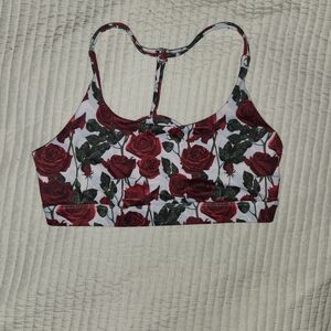 Feed Me Fight Me Roses Bra Small
